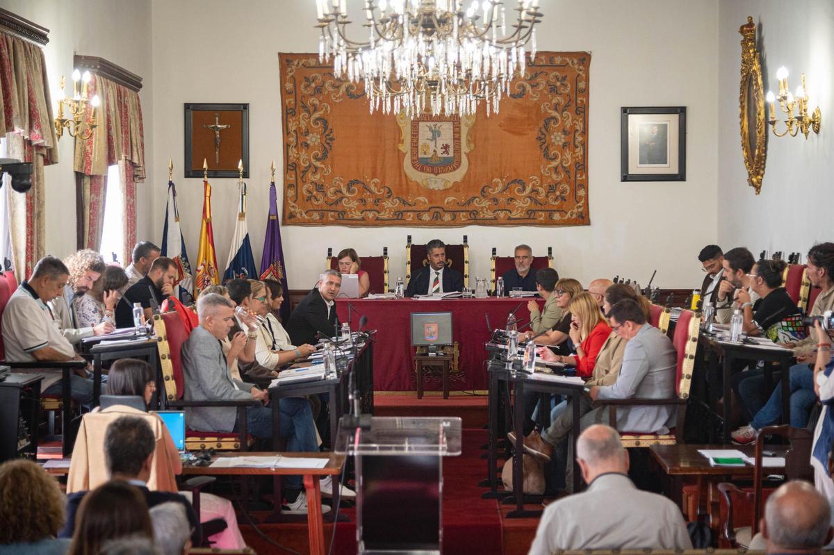 El Pleno del Ayuntamiento de La Laguna, en una imagen de archivo.
