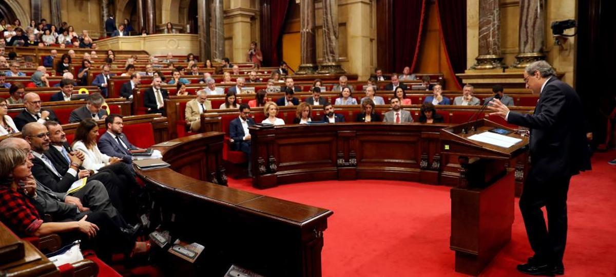 Una imagen del Parlament de Cataluña.