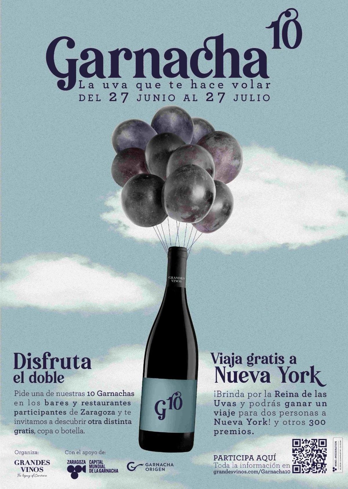 Cartel de la campaña de Grandes Vinos.
