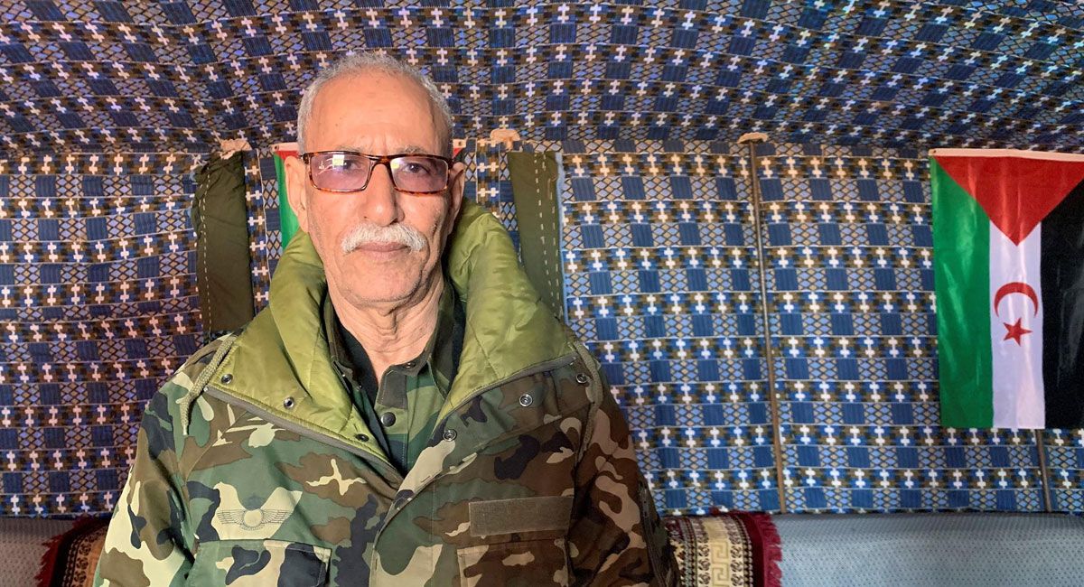 El líder del Frente Polisario, Brahim Gali.