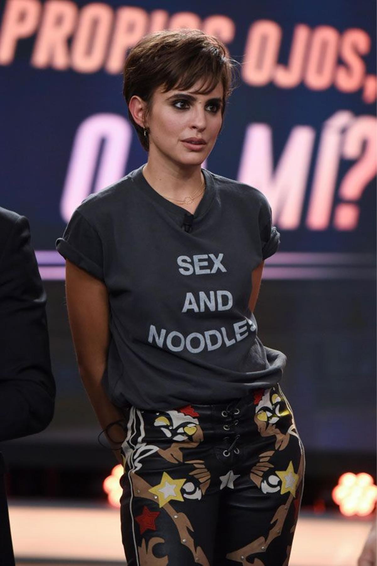 La camiseta de Rarely de Verónica Echegui en 'El Hormiguero'