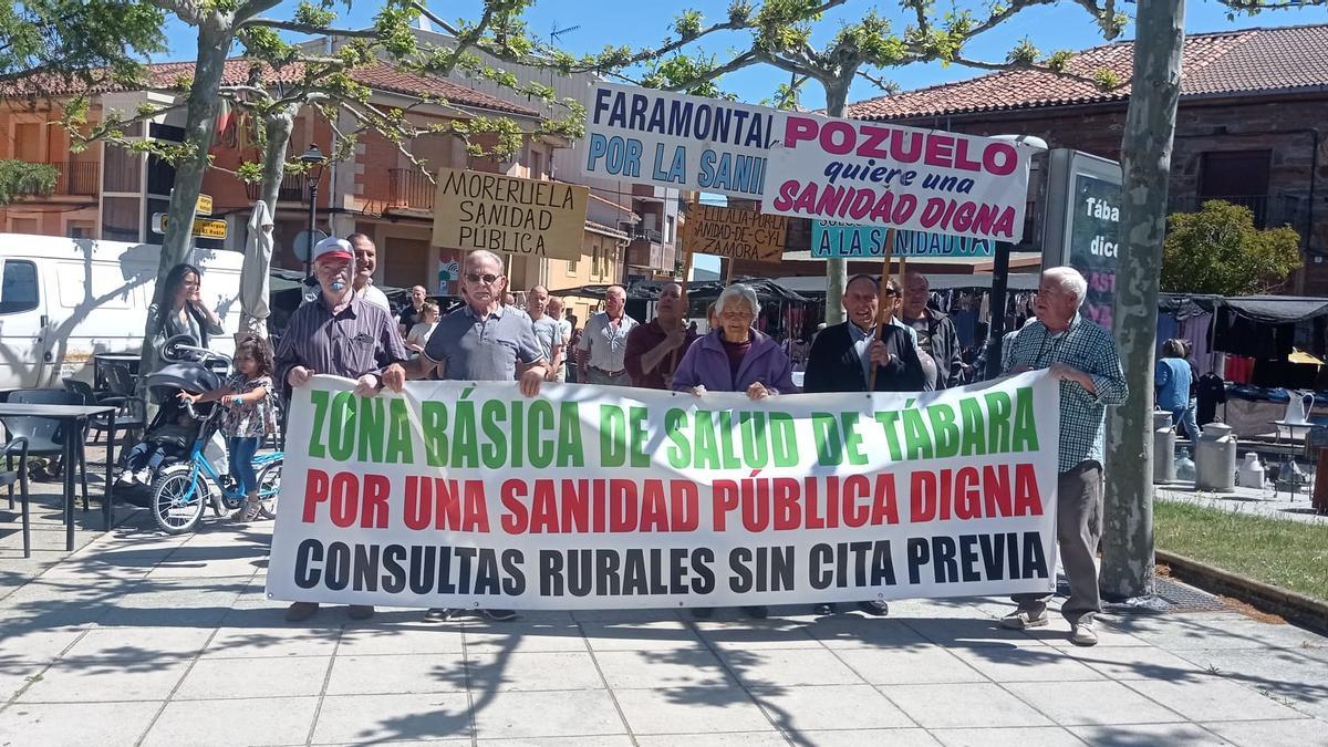 Protesta sanitaria de laplataforma tabaresa.