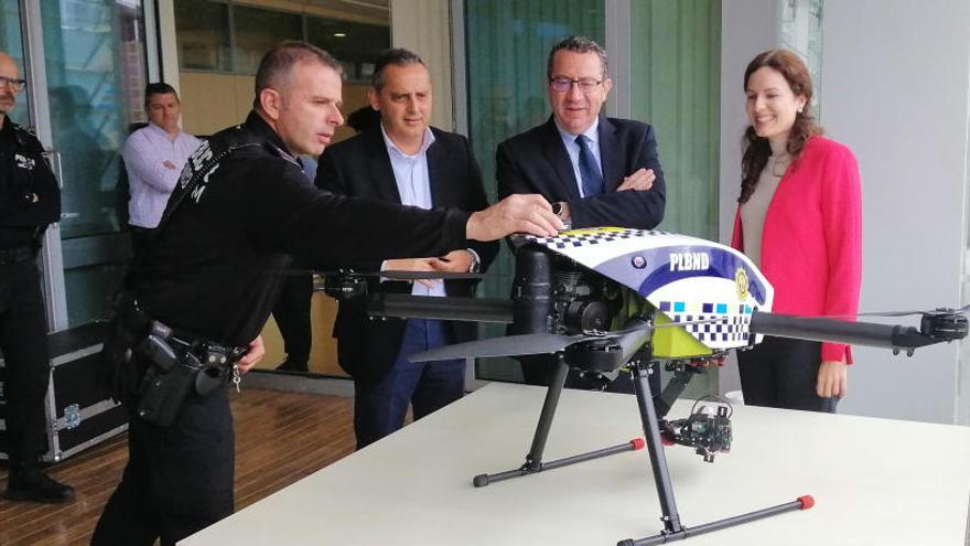 El nuevo dron de la Policía Local de Benidorm: 2,5 horas de vuelo y cámara térmica
