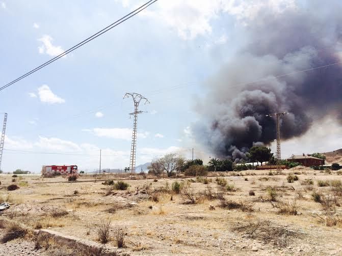 Incendio en Totana