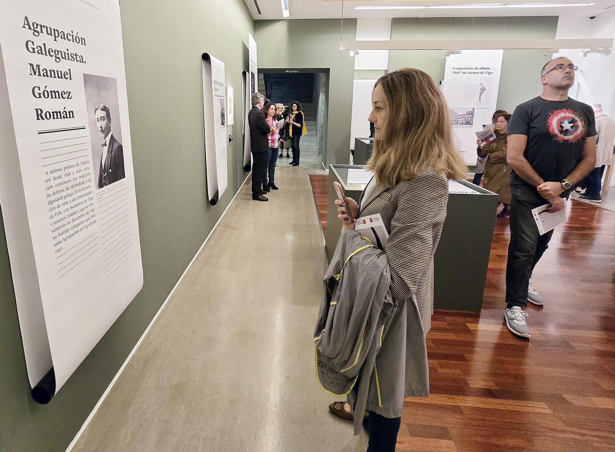 Exposición «Impresións de Castelao en Vigo» na Pinacoteca