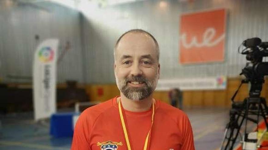 Jairo Rodríguez, con la medalla del Campeonato de España.