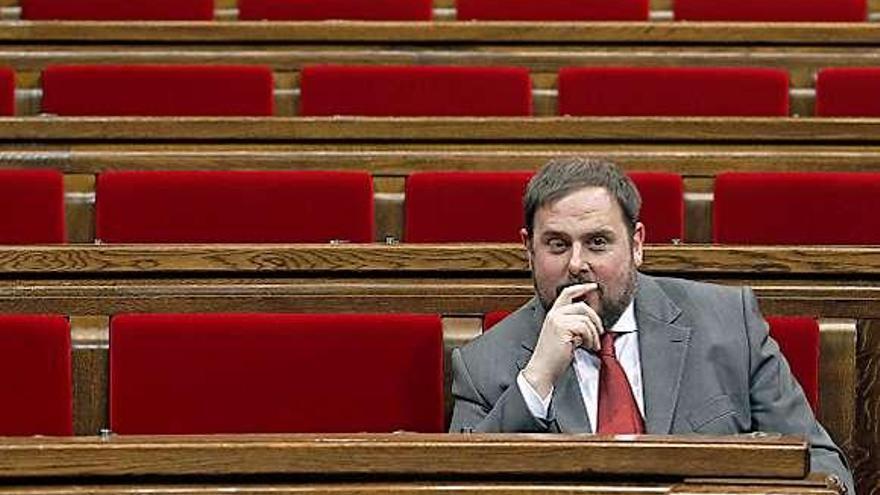 El presidente de ERC, Oriol Junqueras.