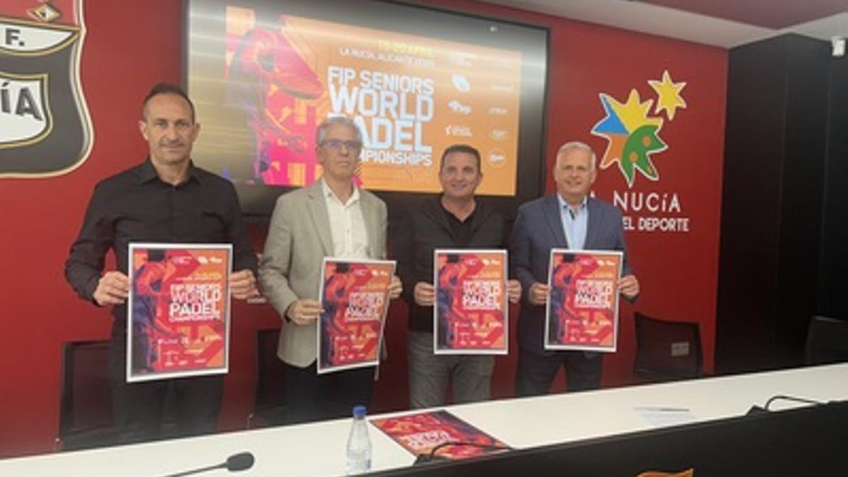 Imagen de la presentación del torneo, que se disputará en La Nucía