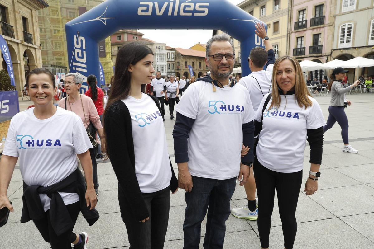 EN IMÁGENES: marcha conmemorativa del 50.º aniversario del HUSA, de Avilés EN IMÁGENES: marcha conmemorativa del 50.º aniversario del HUSA, de Avilés