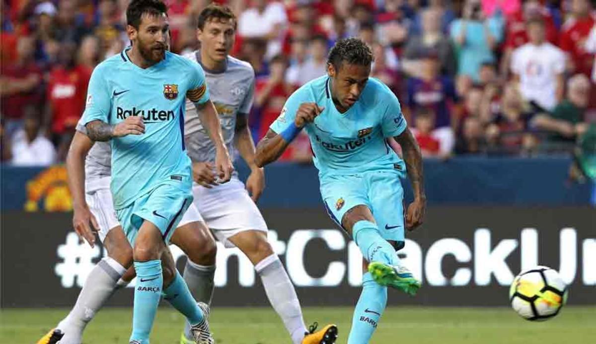 Neymar volvió a marcar para el Barcelona