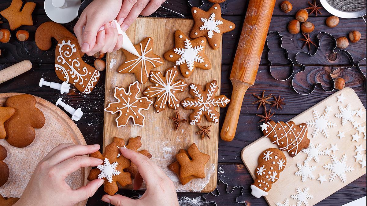 Las ideas para decorar las galletas de Navidad son infinitas.