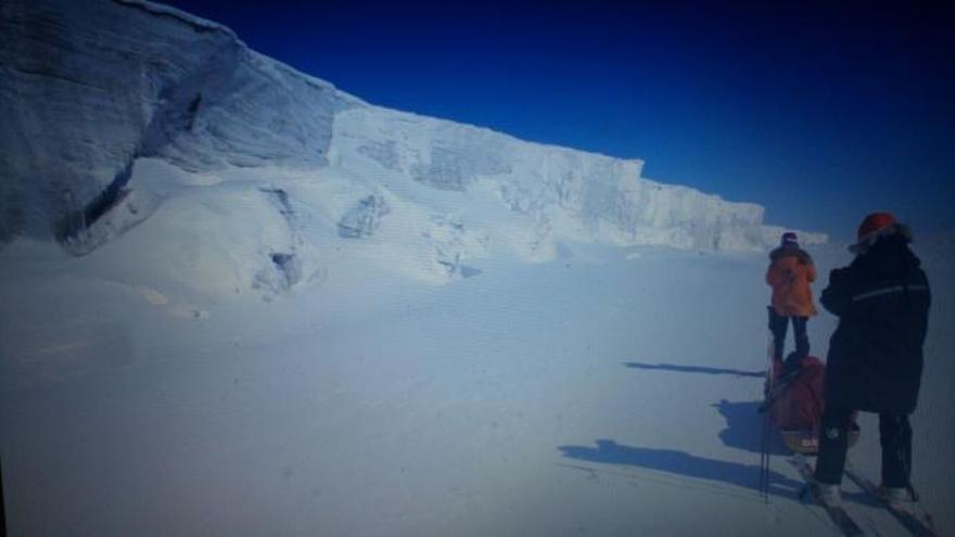 Chus Lago relata su experiencia en el casquete polar de Barnes