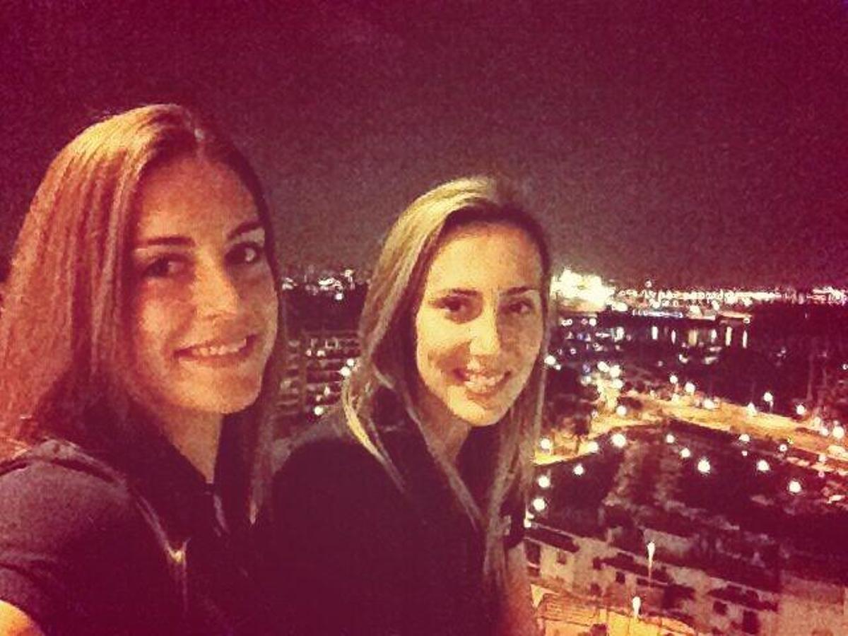 Alexia Putellas y Virginia Torrecilla.
