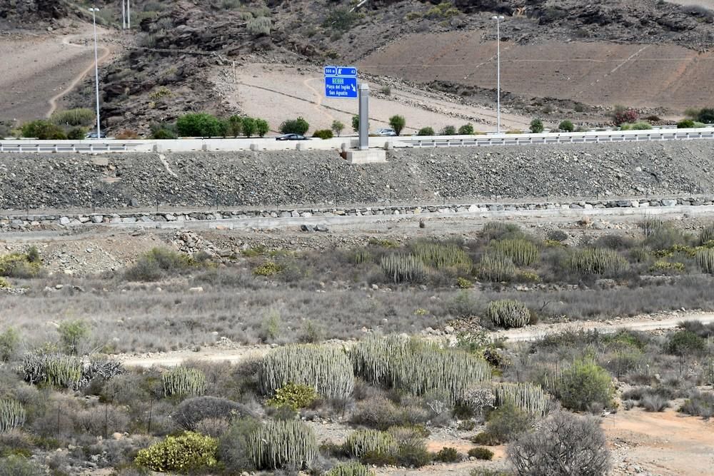 Barranco del Veril, en el que está proyectado construir el 'Siam Park'