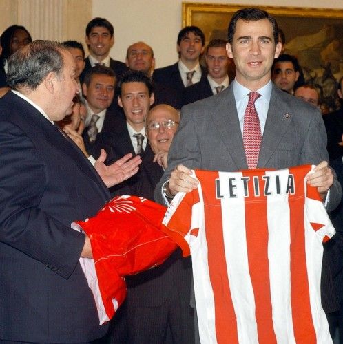 El Príncipe de Asturias es un fiel hincha del Atlético.