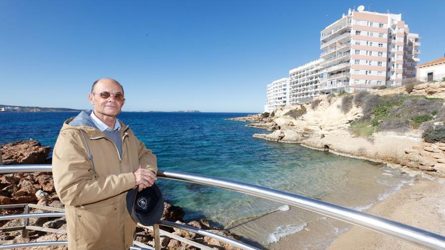 Pepín Valdés, presidente de Salvem Sa Badia de Portmany: «El mar no es un parque temático, es un espacio natural frágil que hay que proteger»