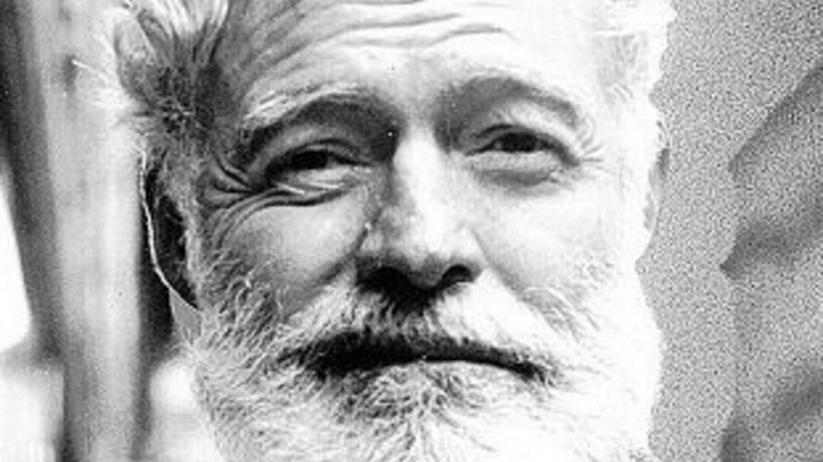 Ernest Hemingway.