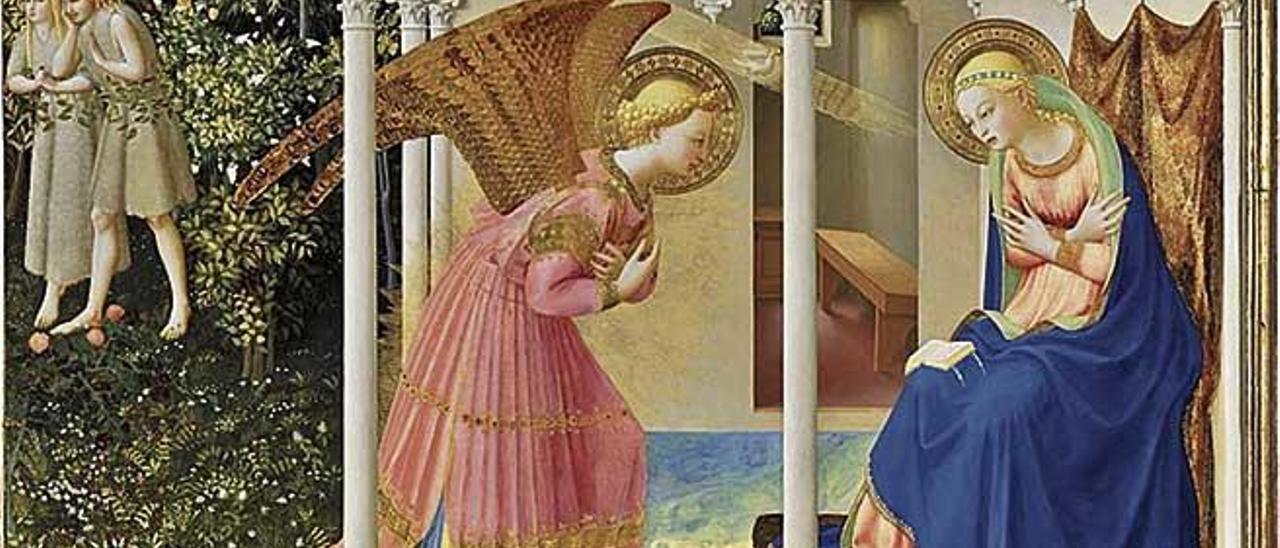 La exposiciÃ³n del aÃ±o ha sido dedicada por el Prado a Fra Angelico, y en la cronologÃ­a de &#039;La AnunciaciÃ³n&#039; se destaca en 1435 que &quot;el obispo de Mallorca, el dominico JuliÃ  Tallada, es la primera persona de la penÃ­nsula IbÃ©rica que vio el retablo&quot;. Somos peninsulares, pues.