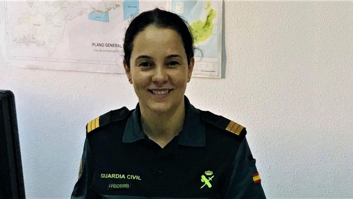 La sargento del Seprona en Lanzarote, Gloria Moreno.
