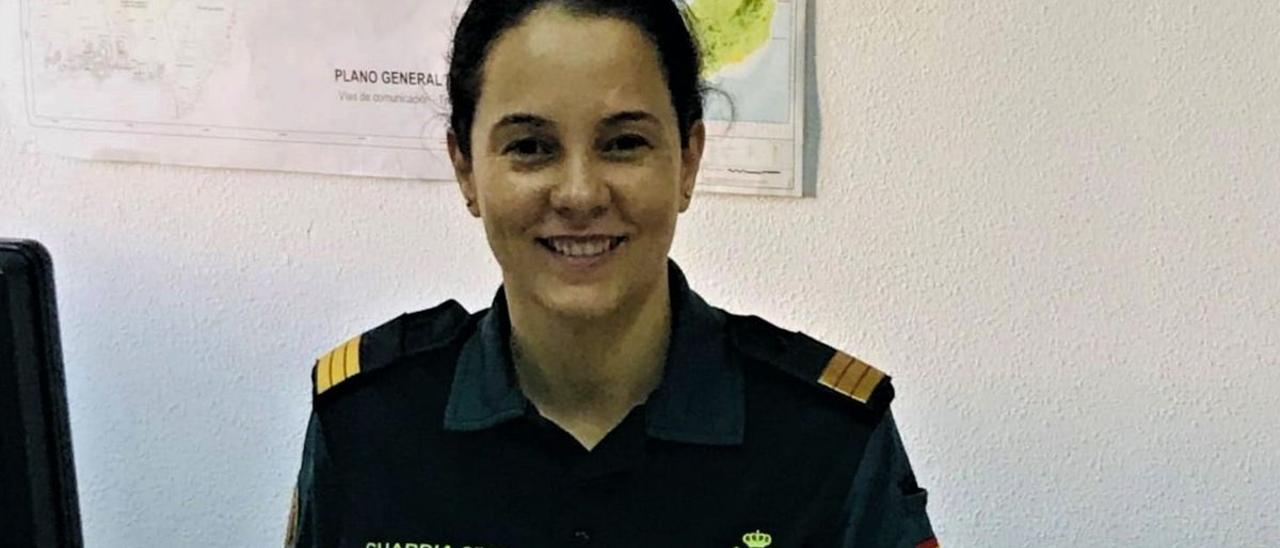 La sargento del Seprona en Lanzarote, Gloria Moreno.