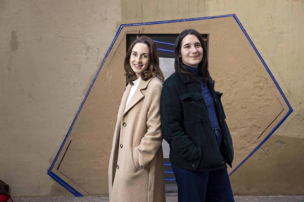Las integrantes de 'Oye Polo', Ana Polo y Maria Rovira, que presentan la gala de los premios Gaudí de este fin de semana