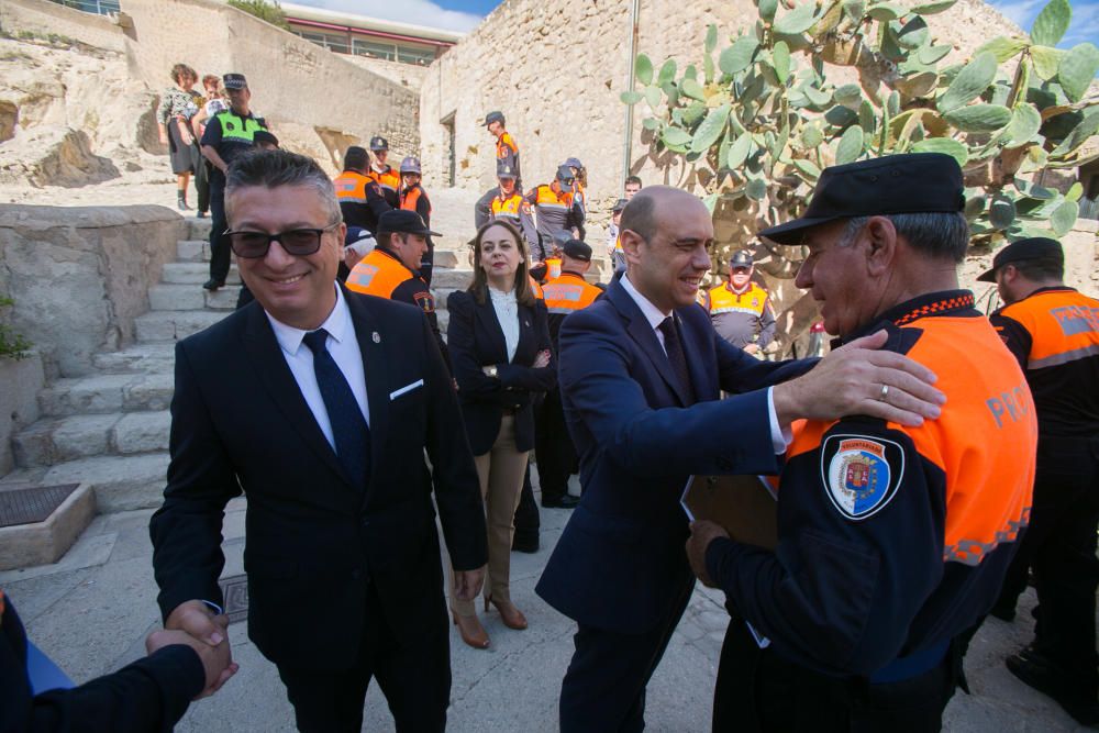 Homenaje a los voluntarios de Protección Civil