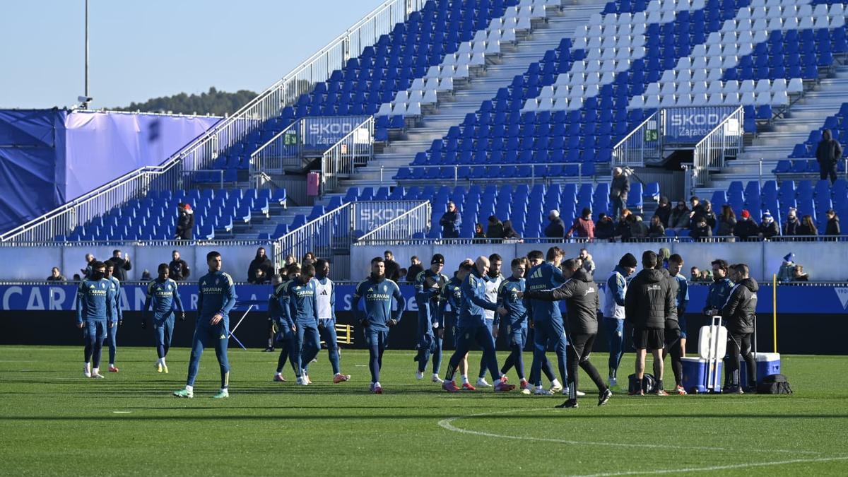 Entrenamiento del Real Zaragoza