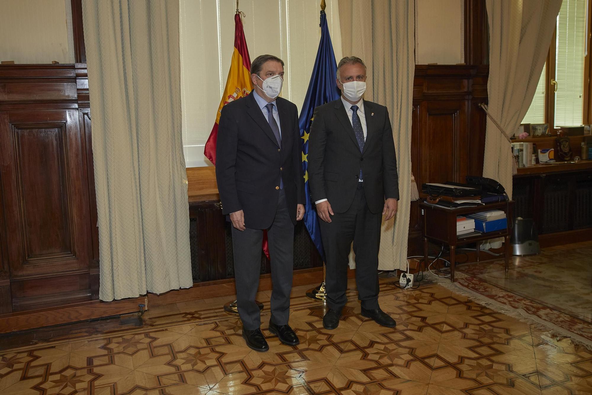 Reunión de Ángel Víctor Torres con el ministro de Agricultura, Luis Planas