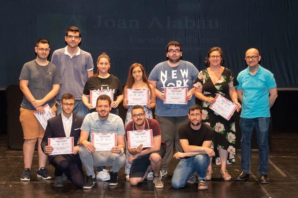 Fin de curso de l'Escola de Teatre Joan Alabau.