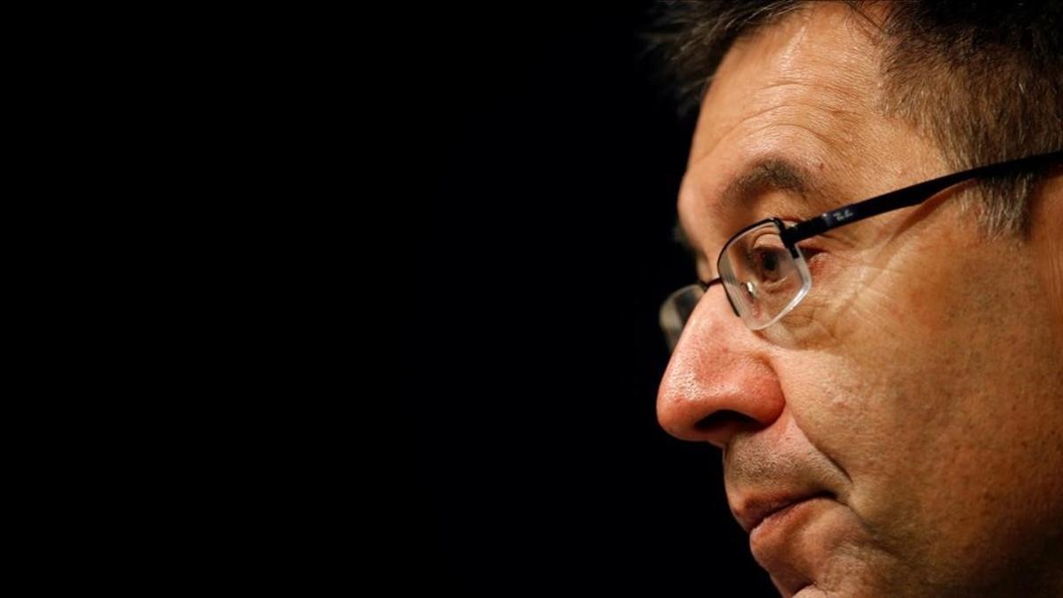 Bartomeu, el pasado mes de diciembre en su tradicional balance de año.