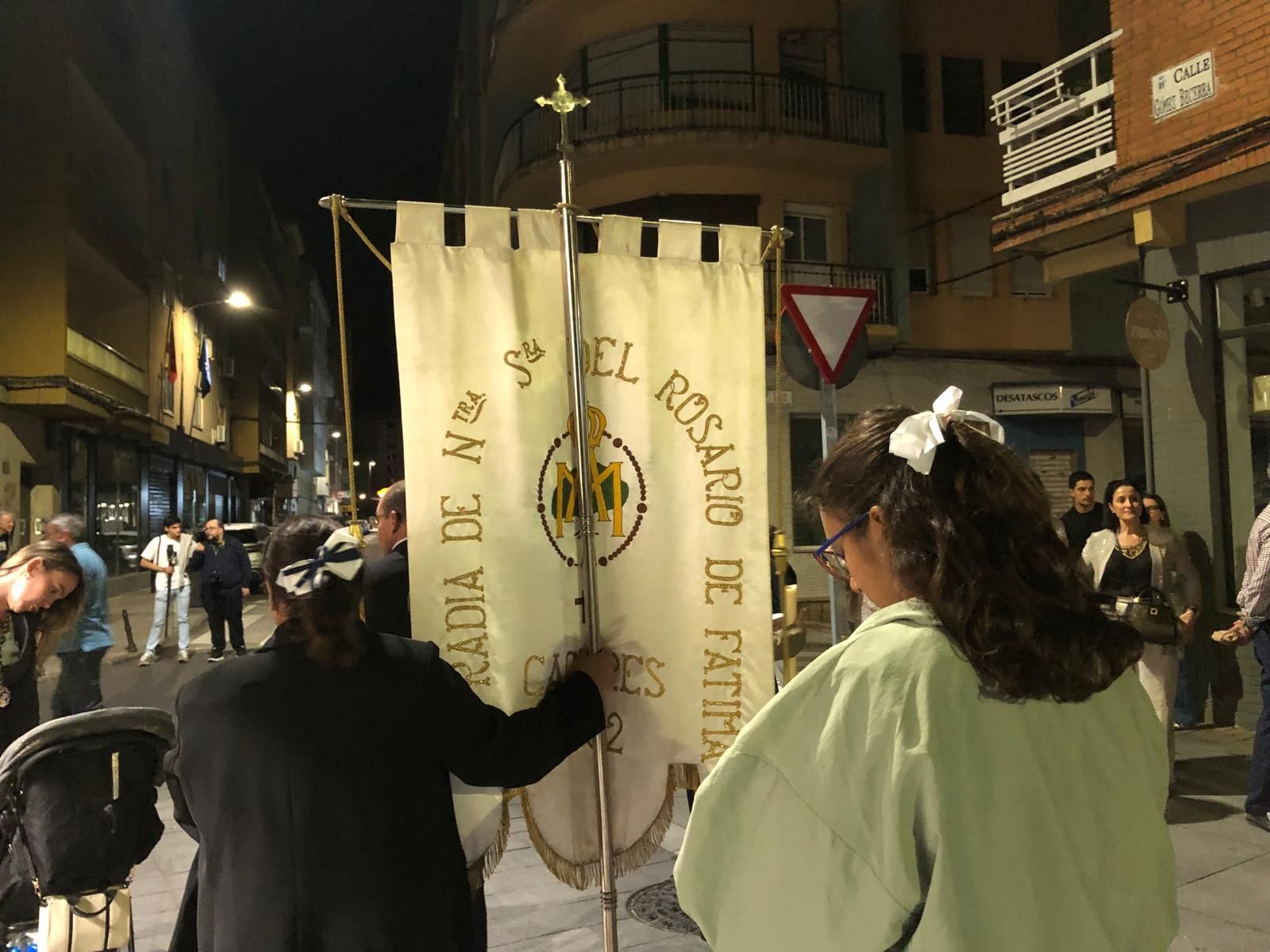 Fotogalería | Así fue la procesión de la Virgen de Fátima por Cáceres