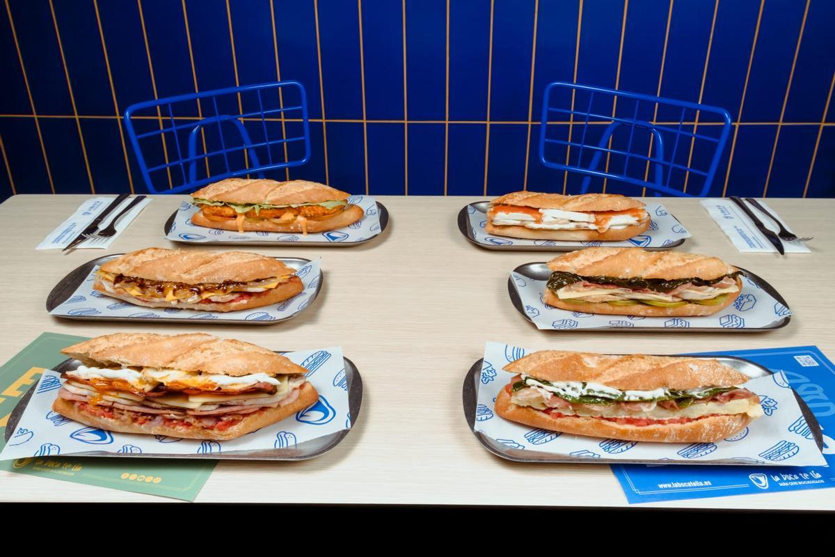 Algunos de los bocadillos de La Boca Te Lía.