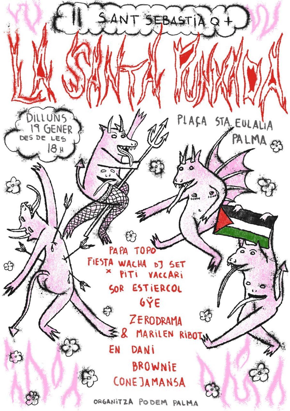 Cartel del Sant Sebastià alternativo de Podemos de 2026.