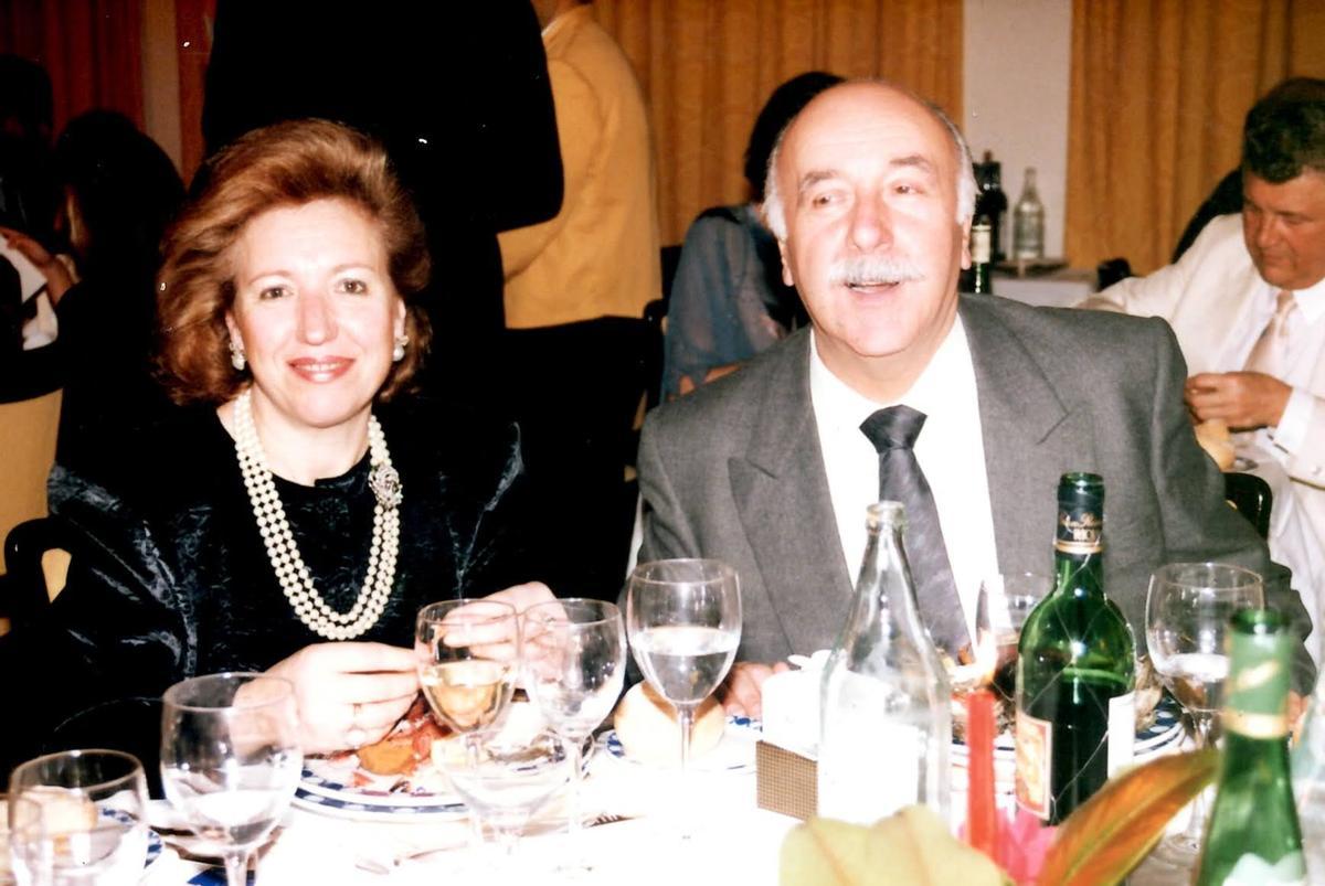Amelia González junto a su marido, Pepe Solla
