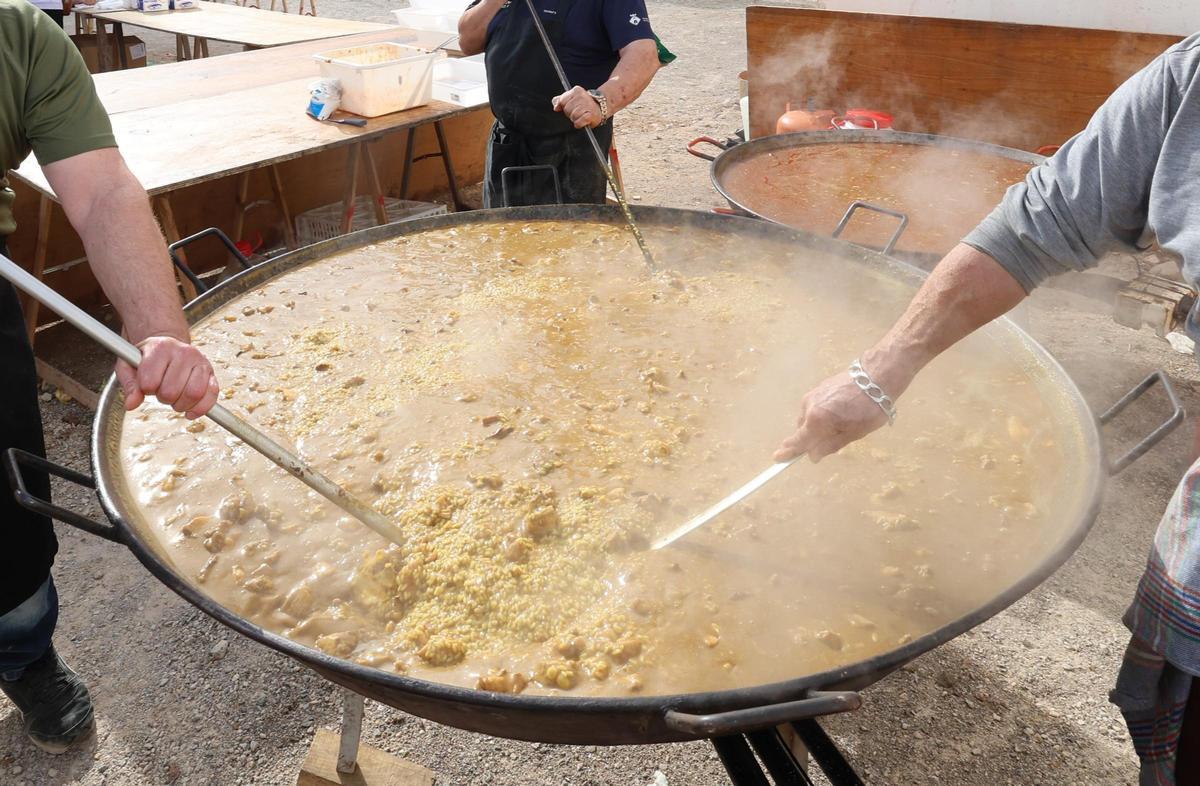 Concurso del campeonato de arroz de matanzas en Sant Antoni.