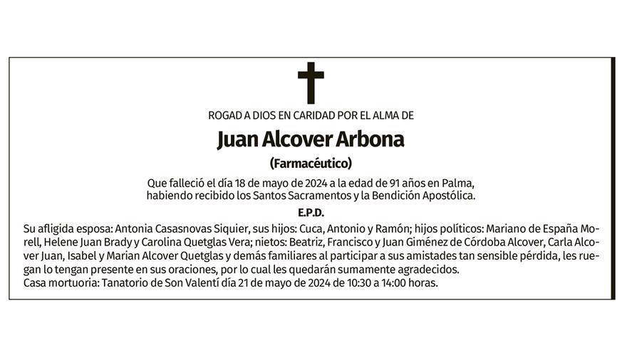 Juan Alcover Arbona