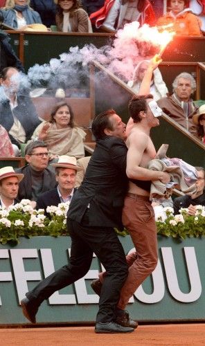 Protestas en la final de Roland Garros