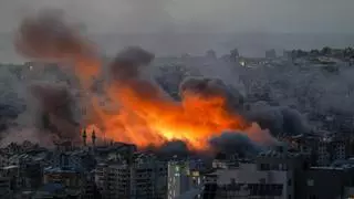 Los ataques israelíes continúan causando destrozos en los suburbios del sur de Beirut