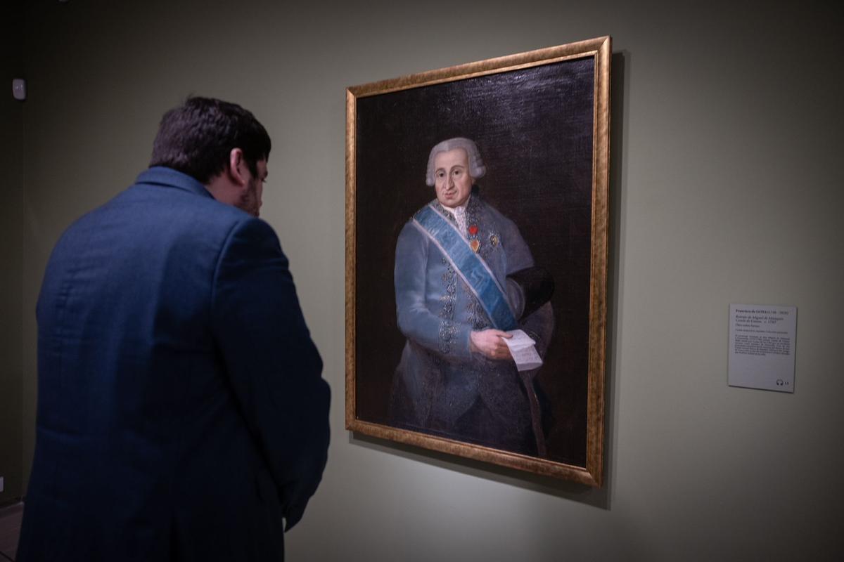 En imágenes | Las obras de Goya de la Fundación Ibercaja se 'refugian' por un tiempo en el Patio de la Infanta