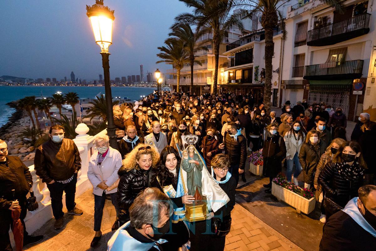 Dos años después de que el mundo se parara por el estallido de la pandemia de coronavirus, las puertas de la iglesia de San Jaime y Santa Ana se han vuelto a abrir al filo de las 5.30 de la madrugada para festejar de nuevo el 16 de Marzo, el día en el que se conmemora la Trobada de la Mare de Déu