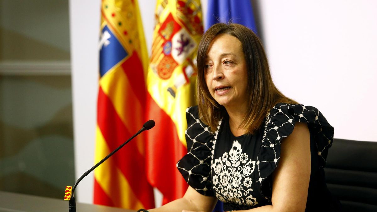 La consejera de Bienestar Social, Carmen Susín, en una rueda de prensa.