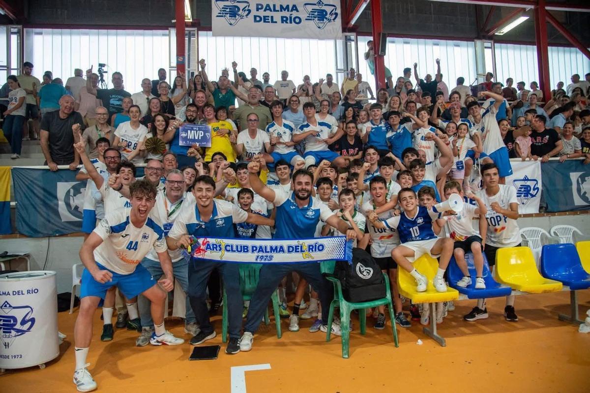 El ARS, tras el triunfo en la fase de grupos ante el Alcobendas.