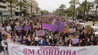 La marea feminista vuelve a llenar las calles de Córdoba en el 8M con unas 3.000 personas