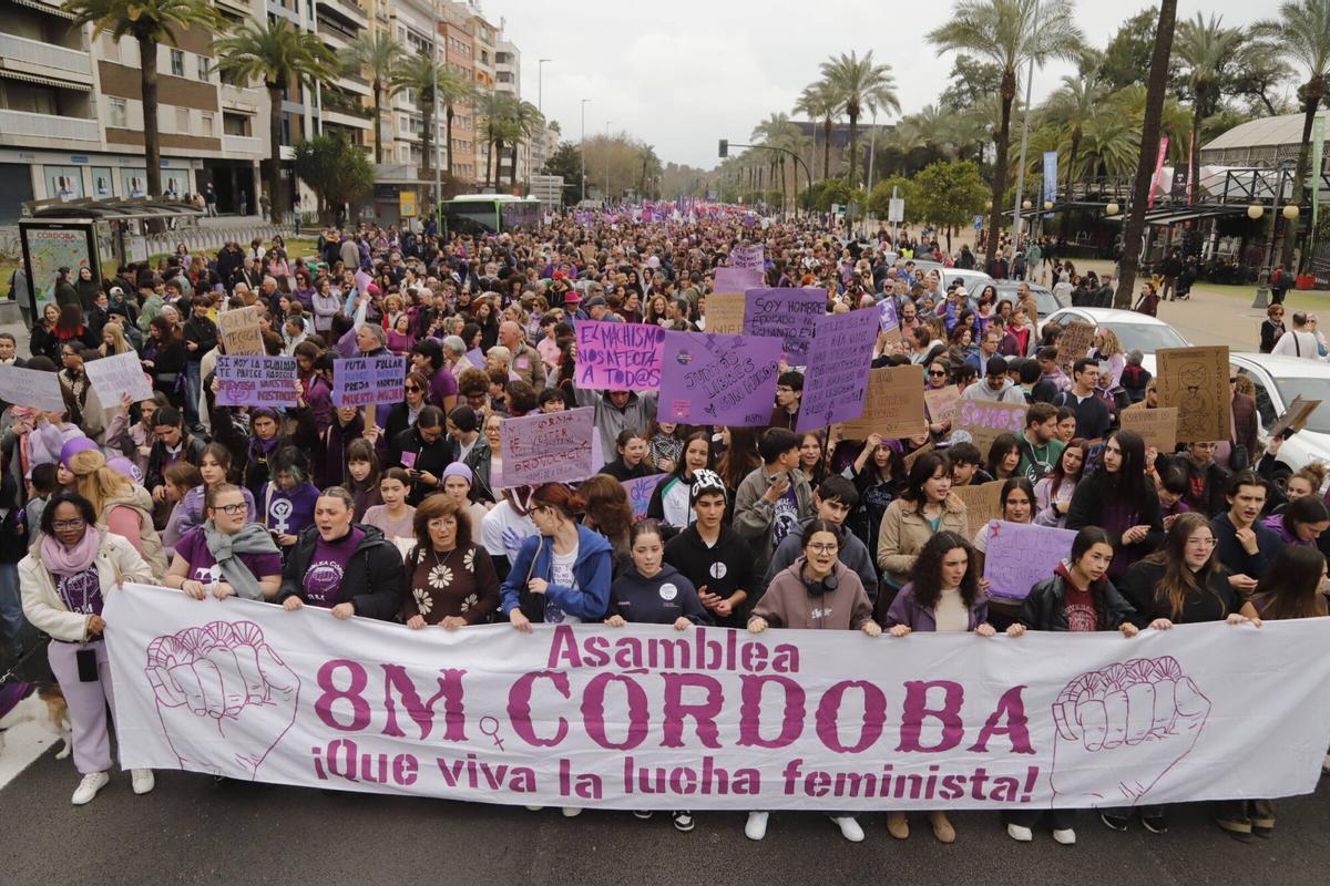 Manifestación 8M en Córdoba.