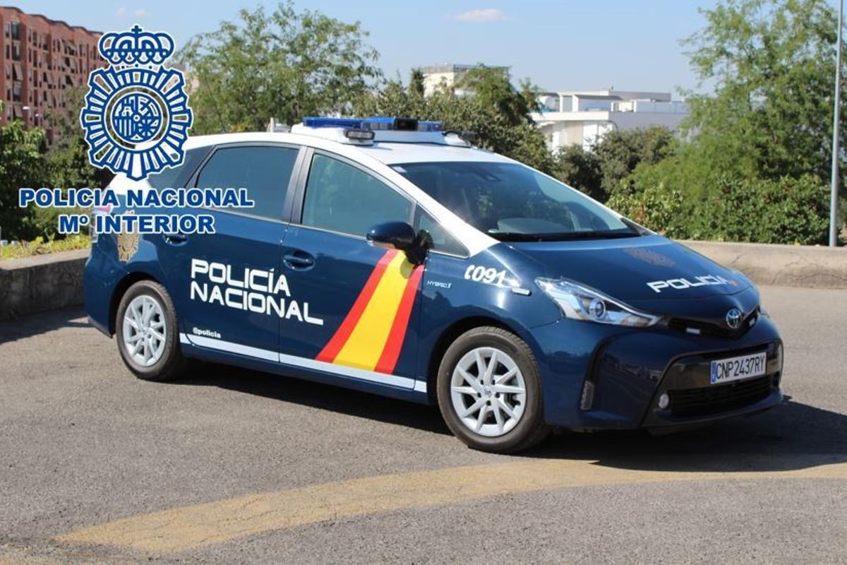 Un coche patrulla de Policía.