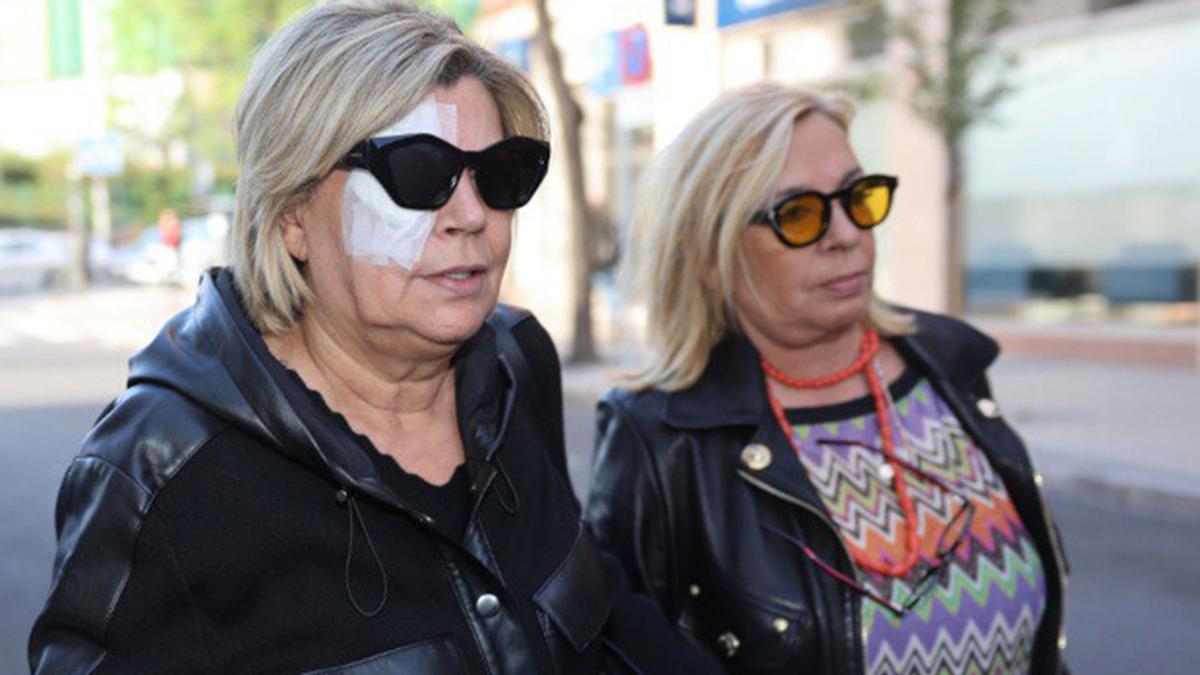 Terelu Campos reaparece con un solo ojo visible y confirma su futuro laboral:  "Ya se lo he dicho"