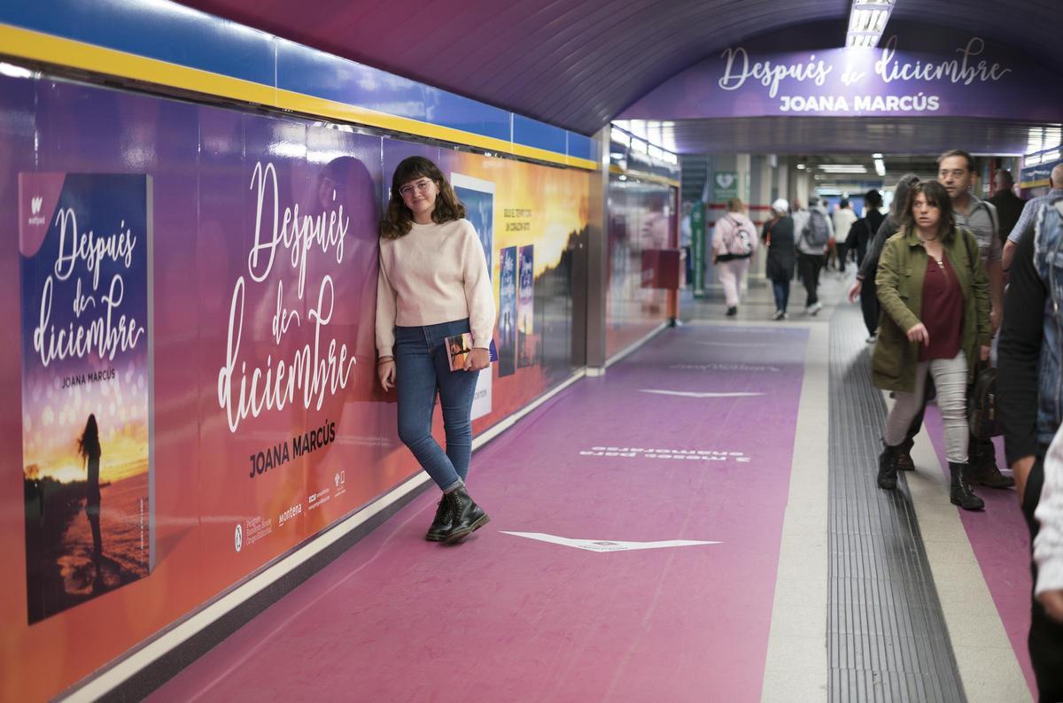 Joana Marcús en la promoción de 'Después de diciembre'