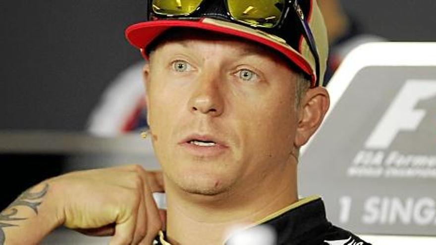 Raikkonen, en rueda de prensa