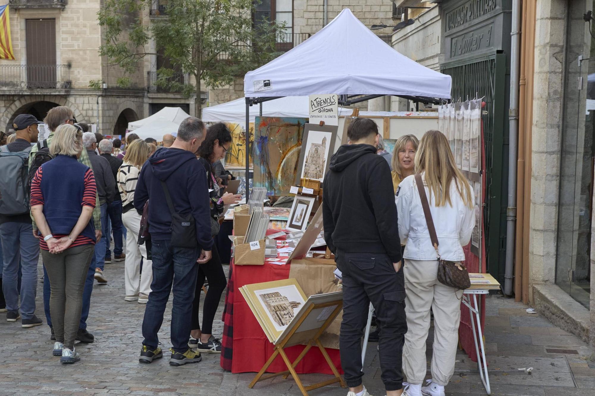 Les fotos de la Fira del dibuix i la pintura de Girona