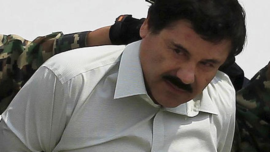 El Chapo Guzmán en un moment de la seva anterior detenció.